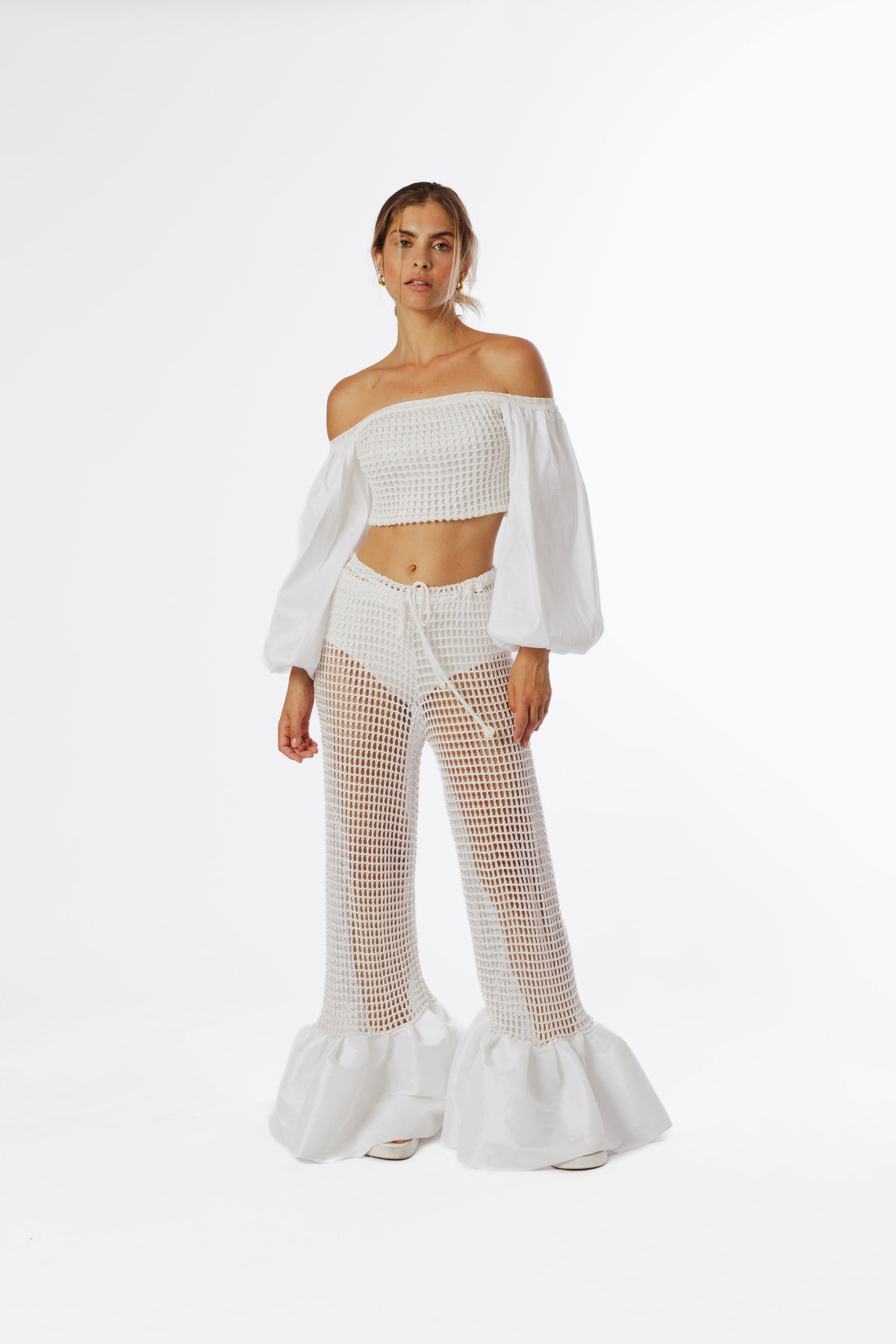 Conjunto tafetá off — Archive Sale